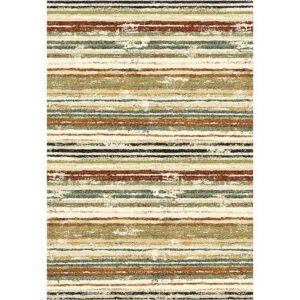 Woodstock Rust Linear Rug