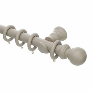 Honister Cafe Latte Curtain Pole