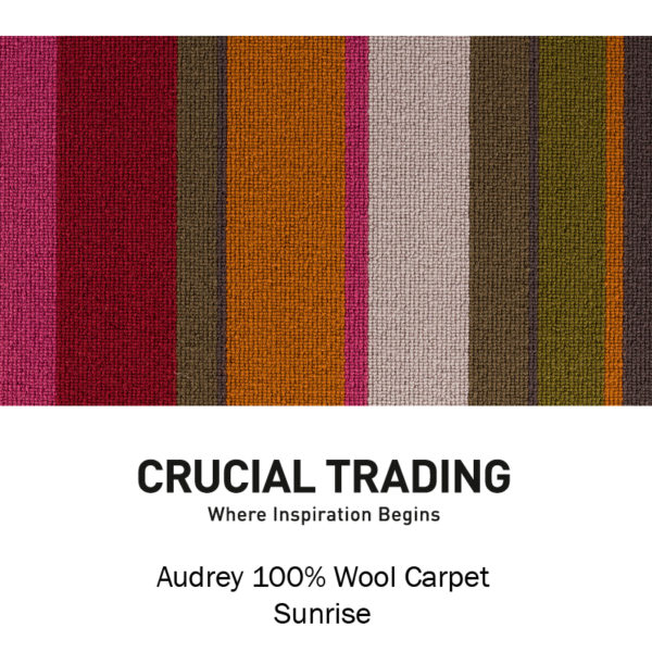 Audrey Sunrise Stripe Carpet