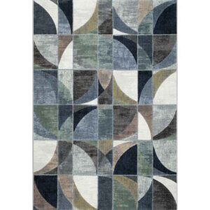 Green Shapes Galleria Rug