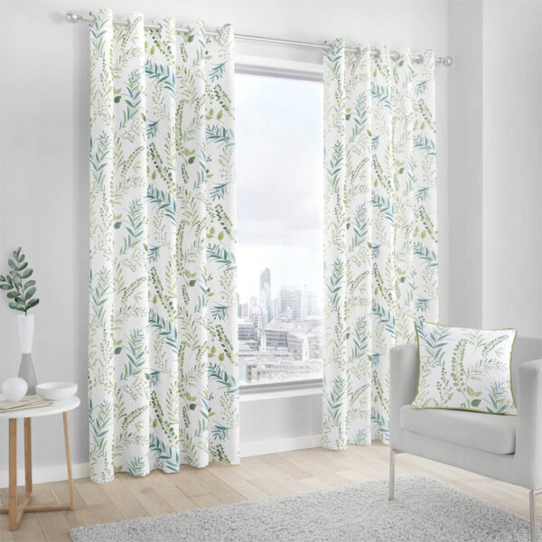 Fernworthy Green Curtains