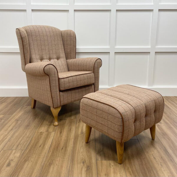 Haworth Chair and Footstool